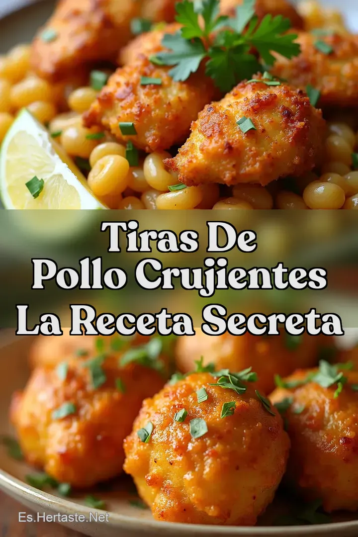 Tiras de Pollo Crujientes La Receta Secreta