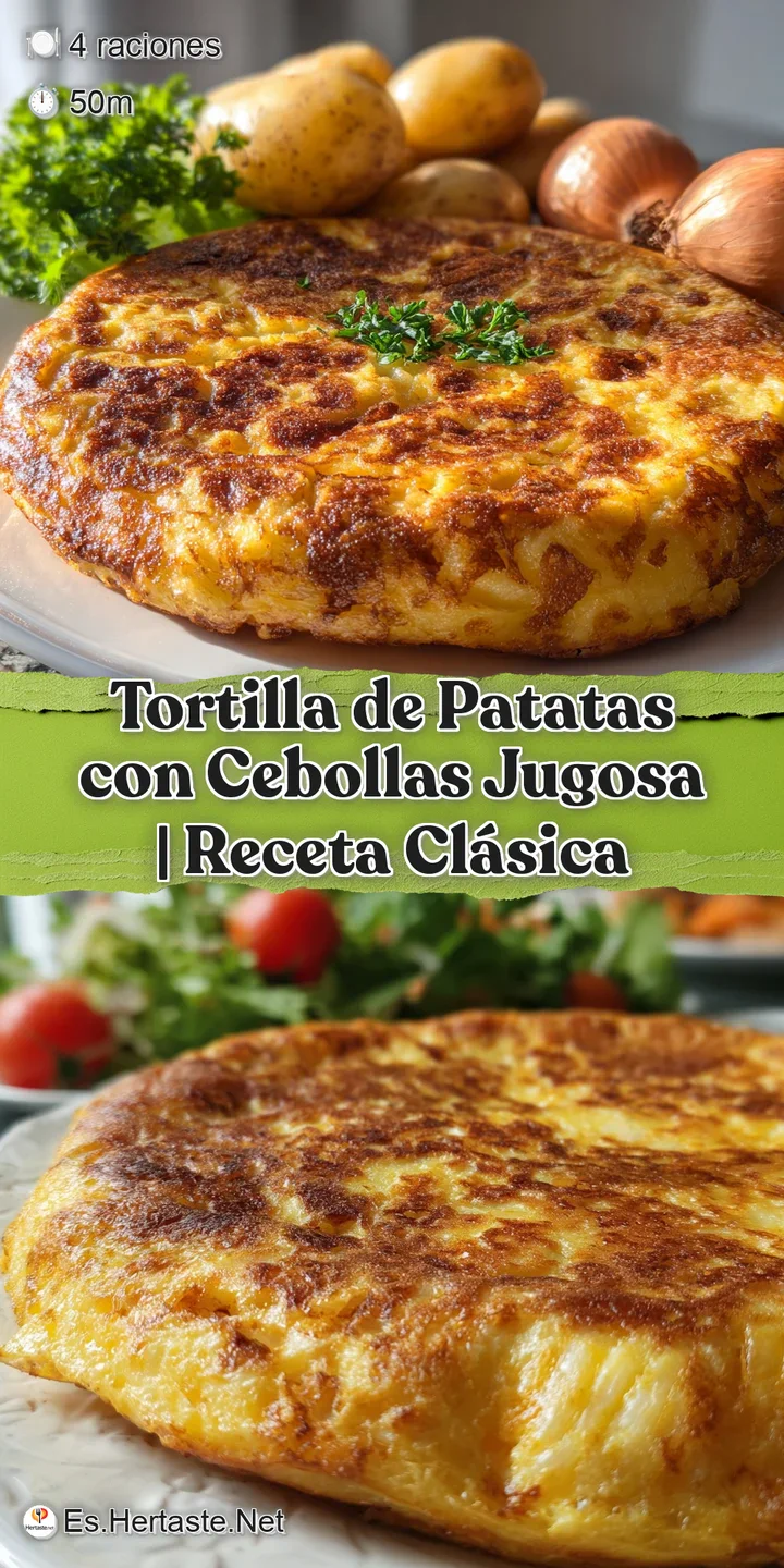 Close-up of a Spanish tortilla slice showing the creamy yellow potatoes and sweet translucent onions inside. Hints of brow...