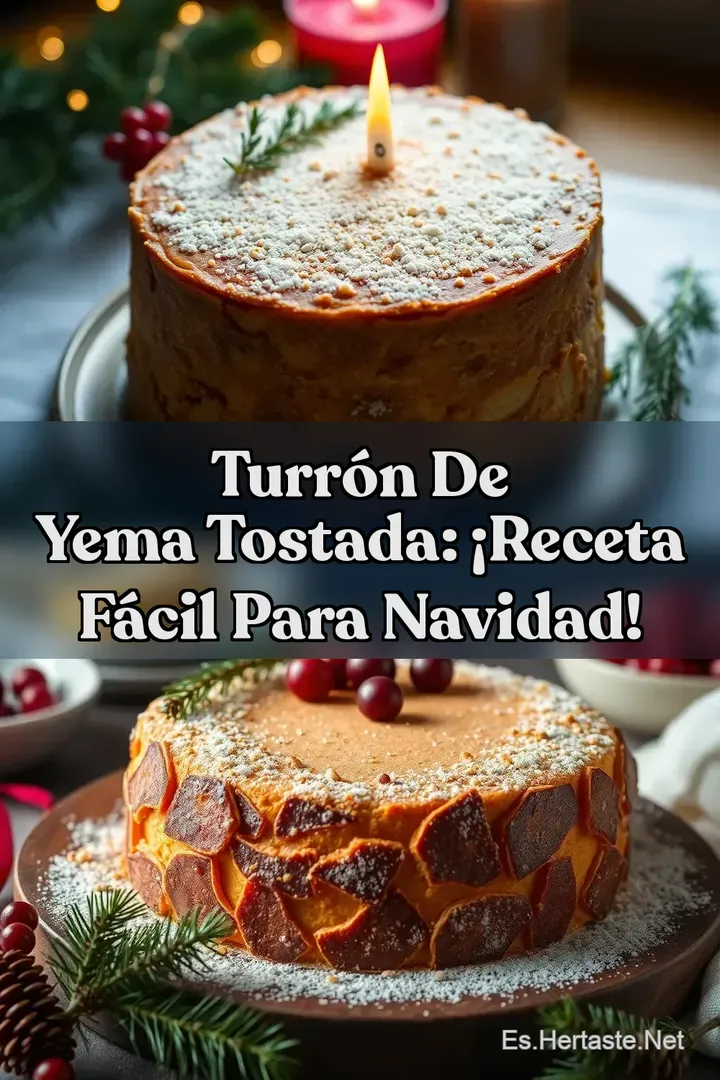Turr&oacute;n de Yema Tostada: &iexcl;Receta F&aacute;cil Para Navidad!