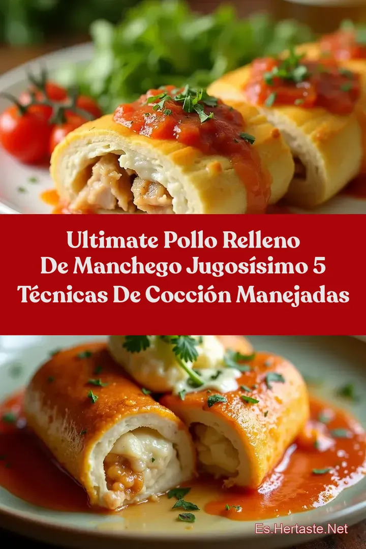 Ultimate Pollo Relleno de Manchego Jugos&iacute;simo 5 T&eacute;cnicas de Cocci&oacute;n Manejadas