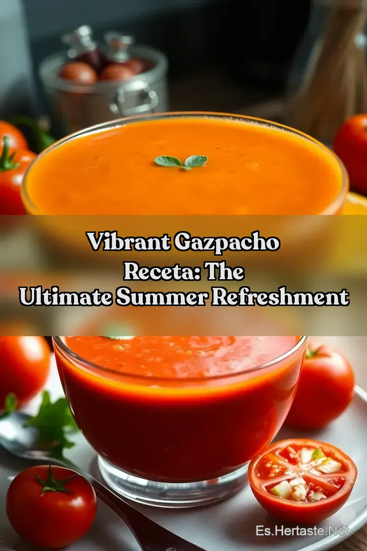 Vibrant Gazpacho Receta: The Ultimate Summer Refreshment