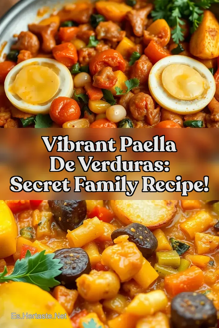 Vibrant Paella de Verduras: Secret Family Recipe!