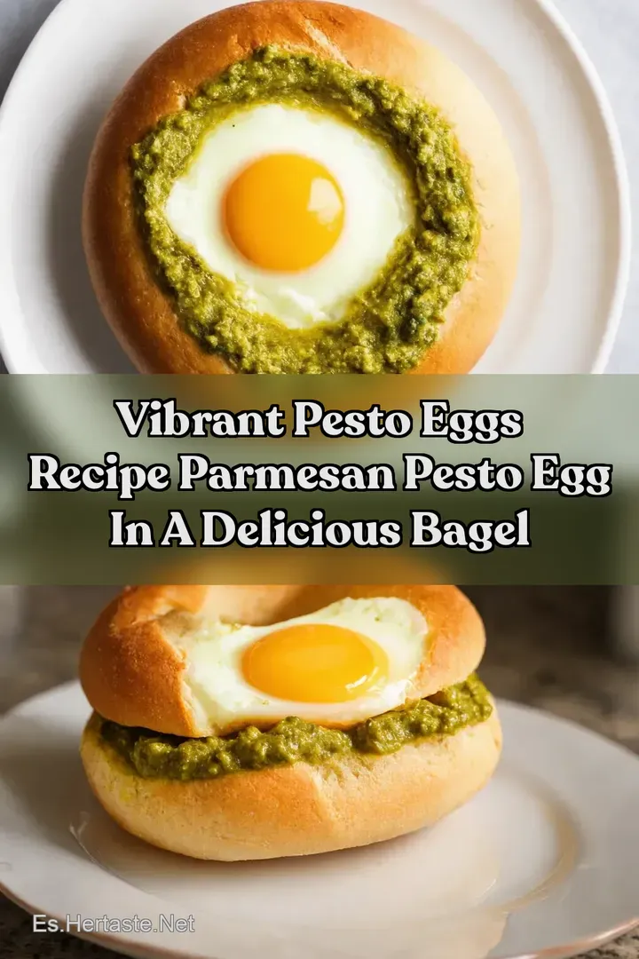 Vibrant Pesto Eggs Recipe Parmesan Pesto Egg in a Delicious Bagel