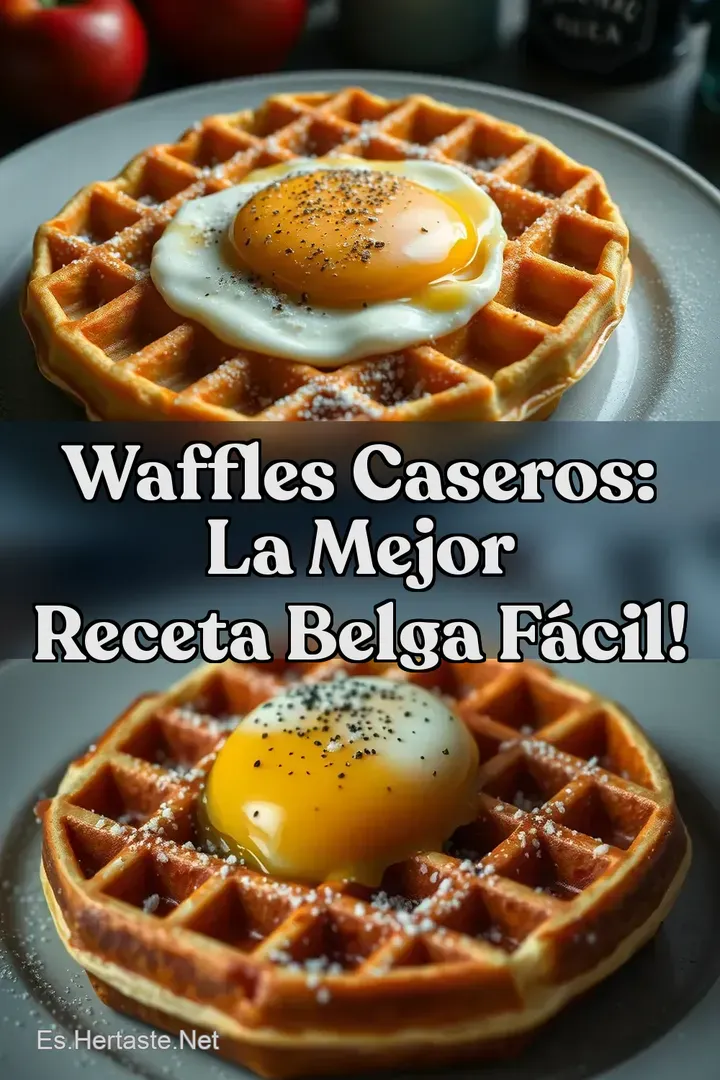 Waffles Caseros: La Mejor Receta Belga F&aacute;cil!