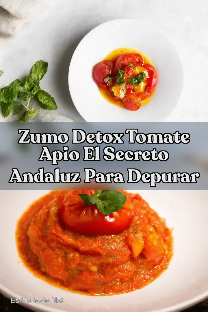 Zumo Detox Tomate Apio El Secreto Andaluz para Depurar