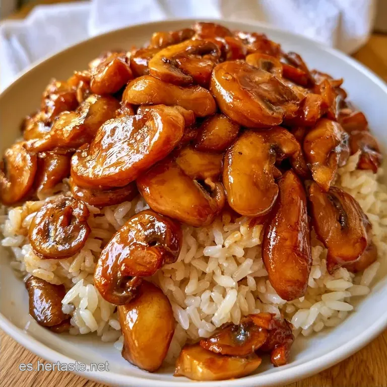 Arroz Con Champiñones Meloso