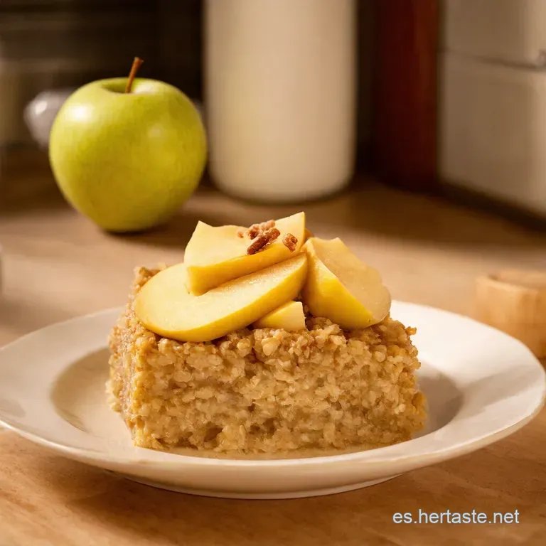 Avena Horneada De Manzana Y Canela presentation