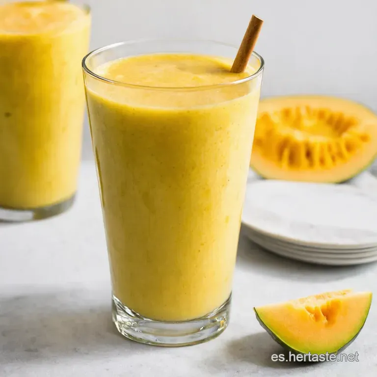 Batido Refrescante de Mel&oacute;n y Yogur Al estilo Andaluz