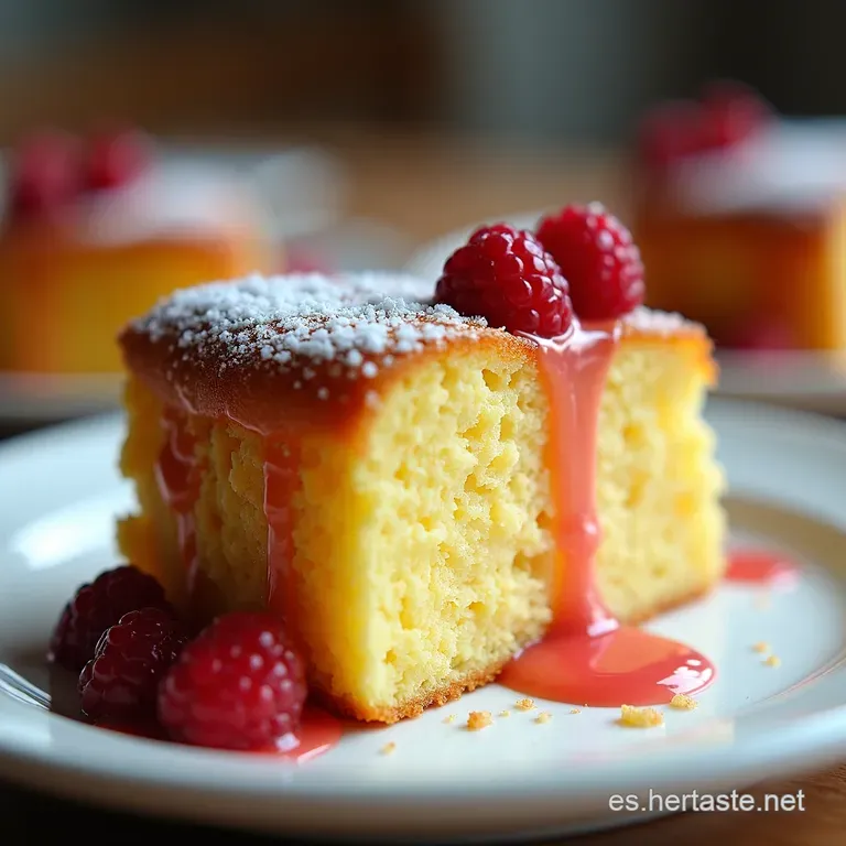 Bizcocho M&aacute;gico de 3 Ingredientes El M&aacute;s Esponjoso y Sencillo