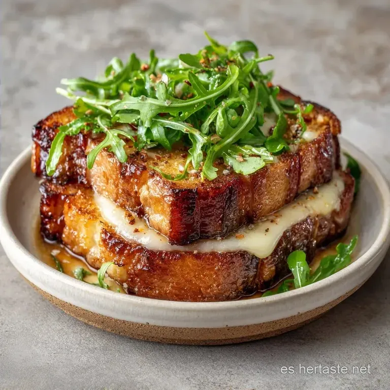 Bocadillo Brioche Panceta: Crujiente y Gourmet