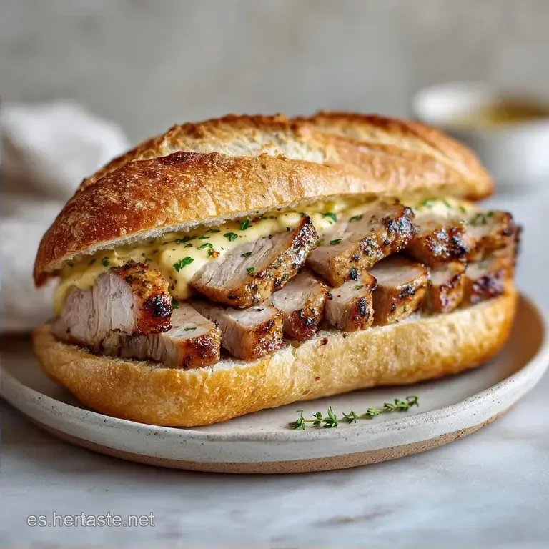 Bocadillo De Lomo Especial: Receta Gourmet
