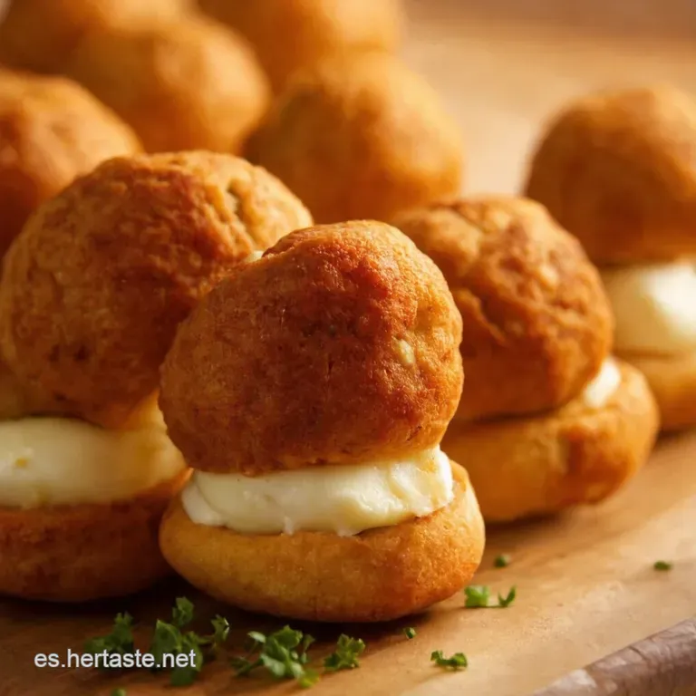 Bocaditos De Amor Alb&oacute;ndigas Rellenas De Mozzarella Que Enamoran presentation