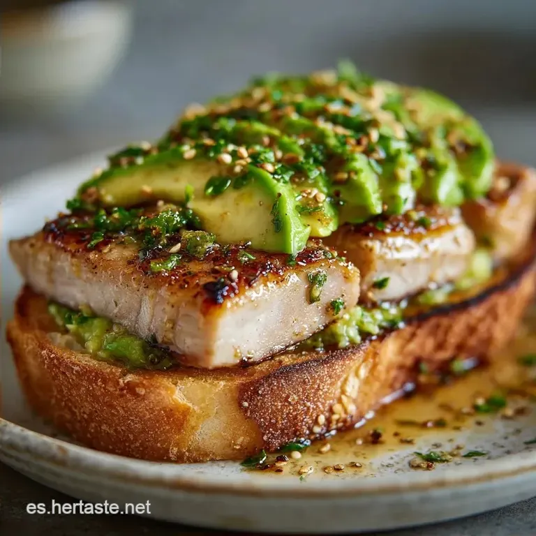 Bocadillo Gourmet de Lomo y Aguacate: Toque de Autor