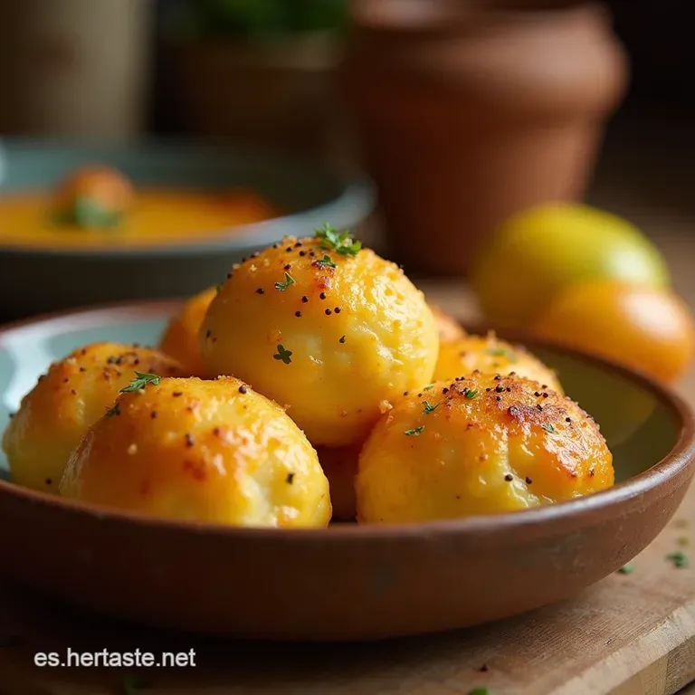 Bolas De Queso De La Abuela Crujientes Por Fuera Fundido Perfecto Por Dentro presentation