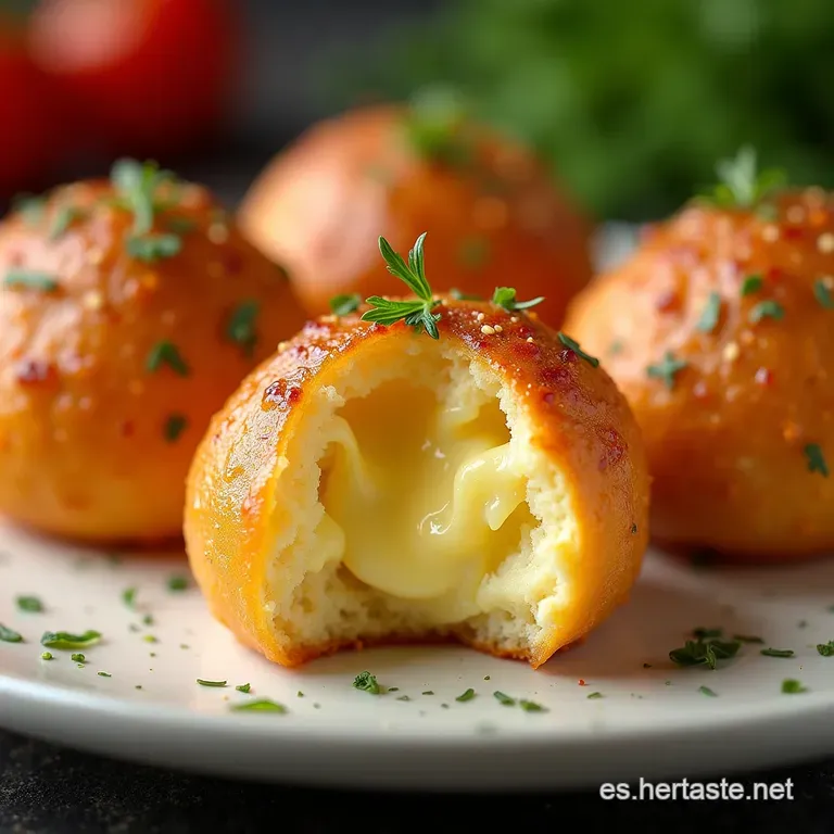 Bolas de Queso de la Abuela Crujientes por Fuera Fundido Perfecto por Dentro