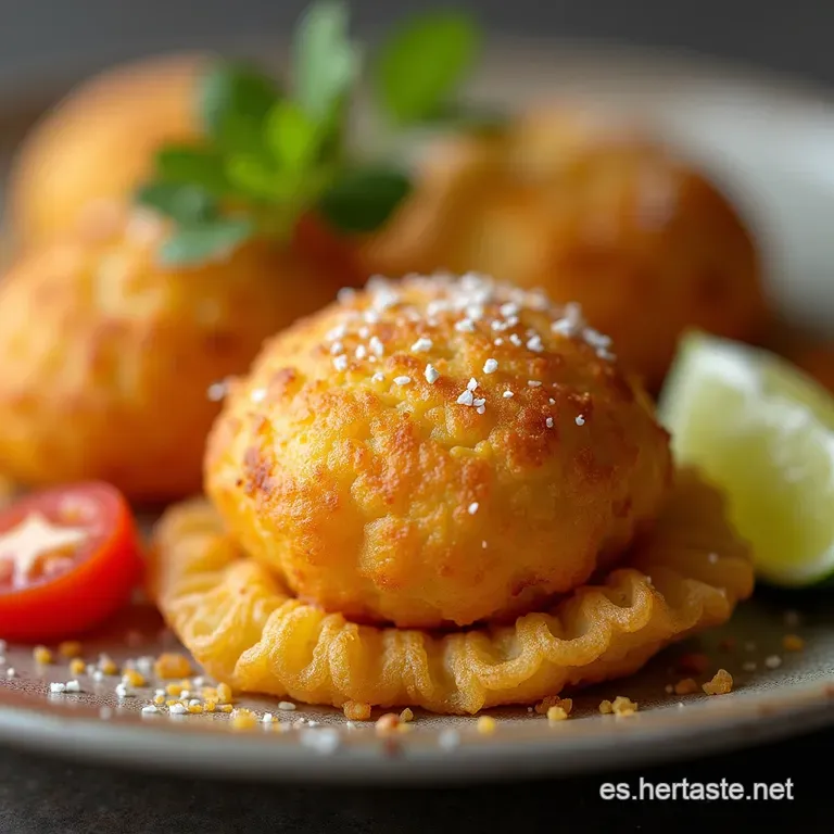 Suspiros de Az&uacute;car Bolitas Fritas Caseras que Desaparecen en la Boca
