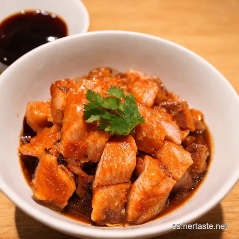 Bowl Saludable De Salm&oacute;n Teriyaki Una Fiesta De Sabores presentation