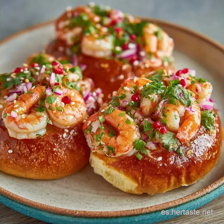 Brioche Gourmet Relleno de Gambones: Crujiente y Jugoso