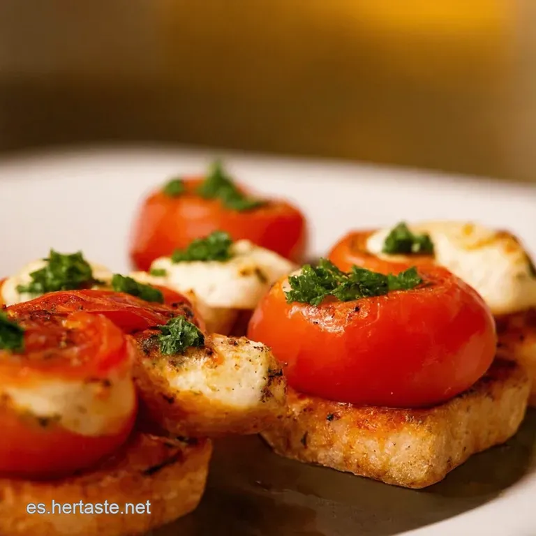 Brochetas Caprese Express Con Glaseado Bals&aacute;mico presentation