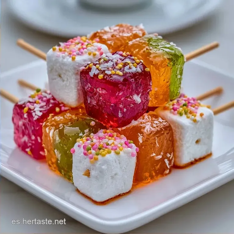 Brochetas De Chuches: Dulces Y Coloridas
