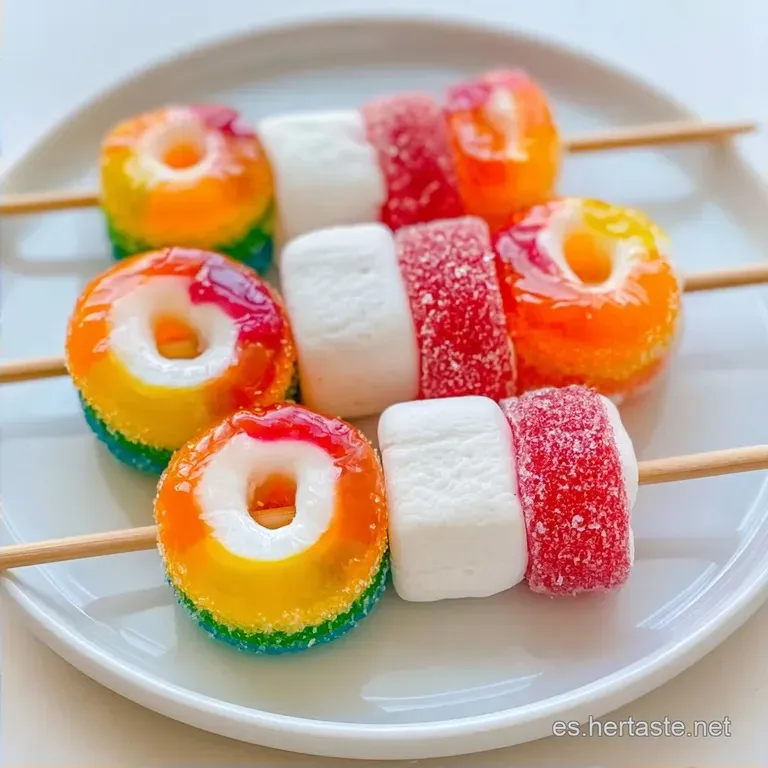 Brochetas De Chuches: Coloridas Y Divertidas