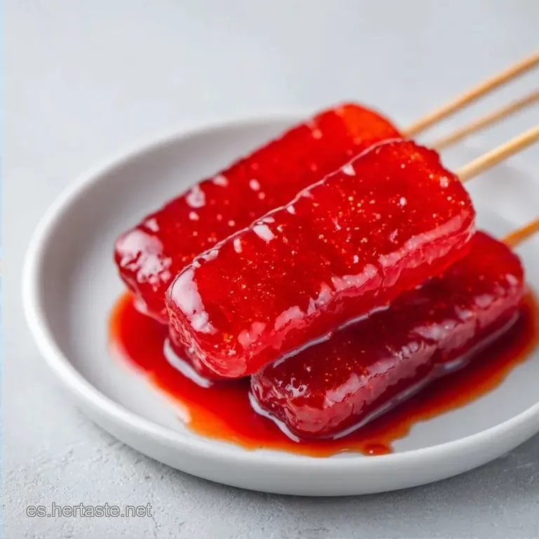 Brochetas De Dulces Picantes: Chamoy y Lim&oacute;n