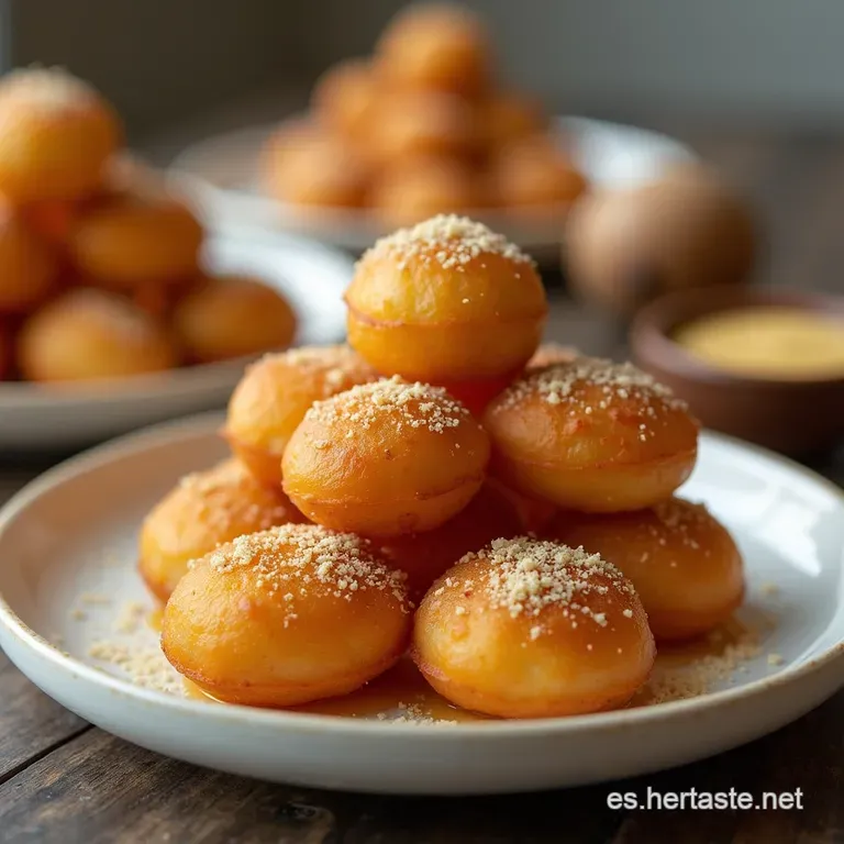 Bu&ntilde;uelos de Viento Cl&aacute;sicos El Crujido Perfecto Ba&ntilde;ado en Jarabe de Piloncillo y Canela
