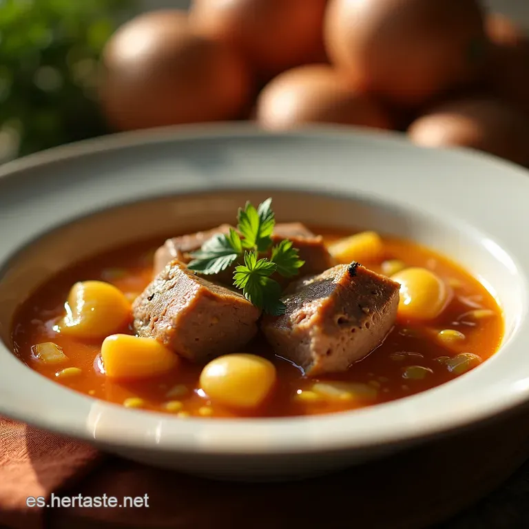 Caldo De Res Casero Un Abrazo En Un Plato presentation