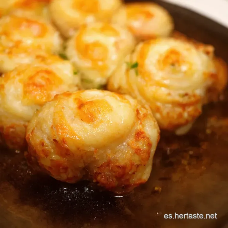 Camarones a La Diabla Rellenos En Papas Al Horno presentation