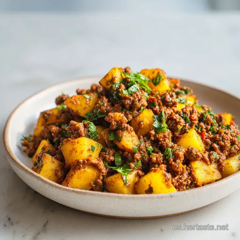Carne Molida Con Papas: Guiso Reconfortante