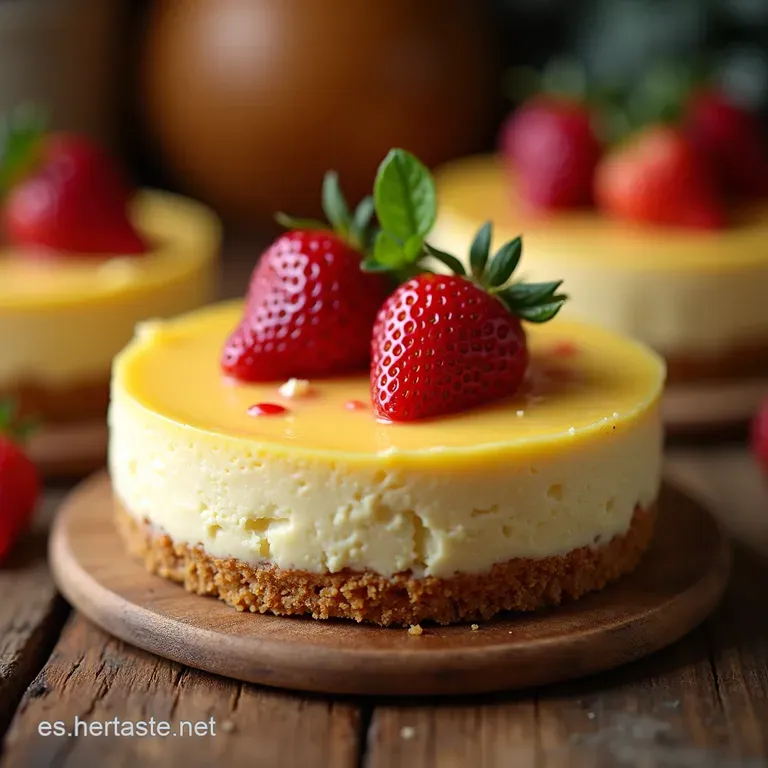 Cheesecake Cremoso Al Estilo Nueva York presentation