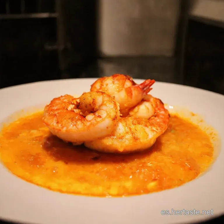 Colas De Langosta Jugosas Al Horno Con Ajo presentation