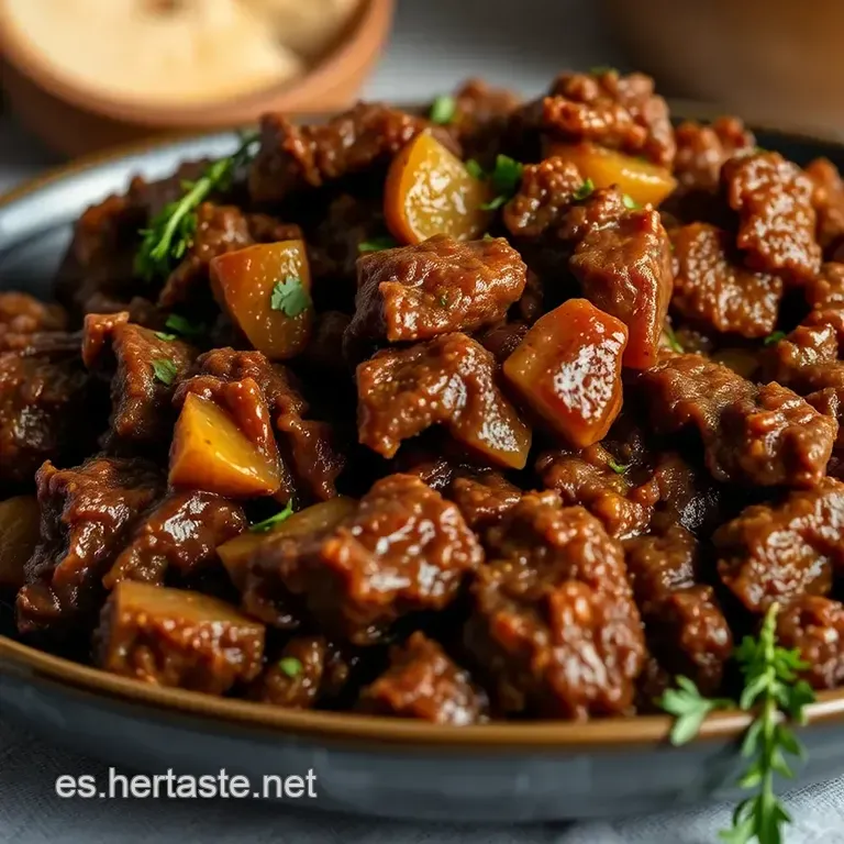 Concentrado De Carne Casero: Sabor Profundo presentation