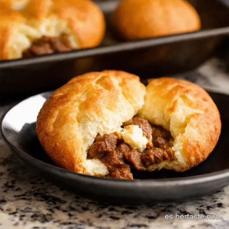 Conchas Gigantes Rellenas De Ricotta Y Carne Al Horno presentation
