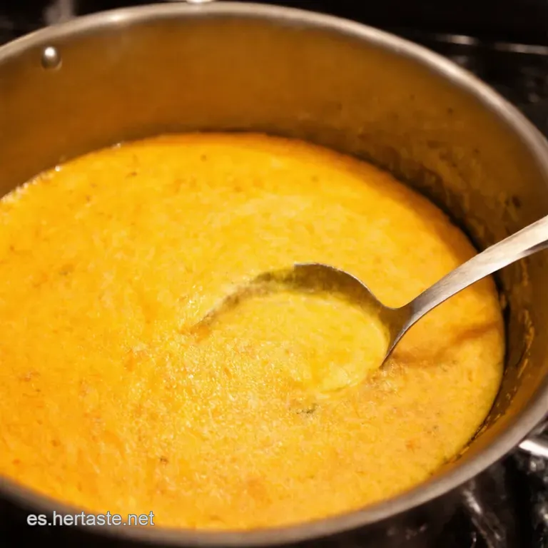 Crema De Calabac&iacute;n Al Aroma De Hierbas Frescas presentation