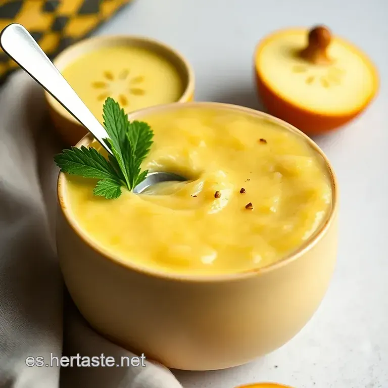 Crema De Calabac&iacute;n Cremosa Y Reconfortante presentation