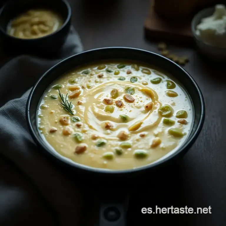 Crema De Calabac&iacute;n: Un Abrazo Caliente En Un Cuenco presentation