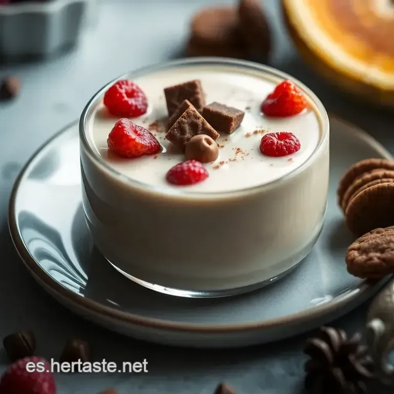 Crema De Chocolate Blanco Con Crujiente De Galleta presentation