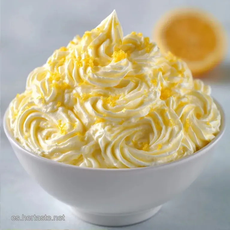 Crema de Lim&oacute;n Casera: Textura Brillante