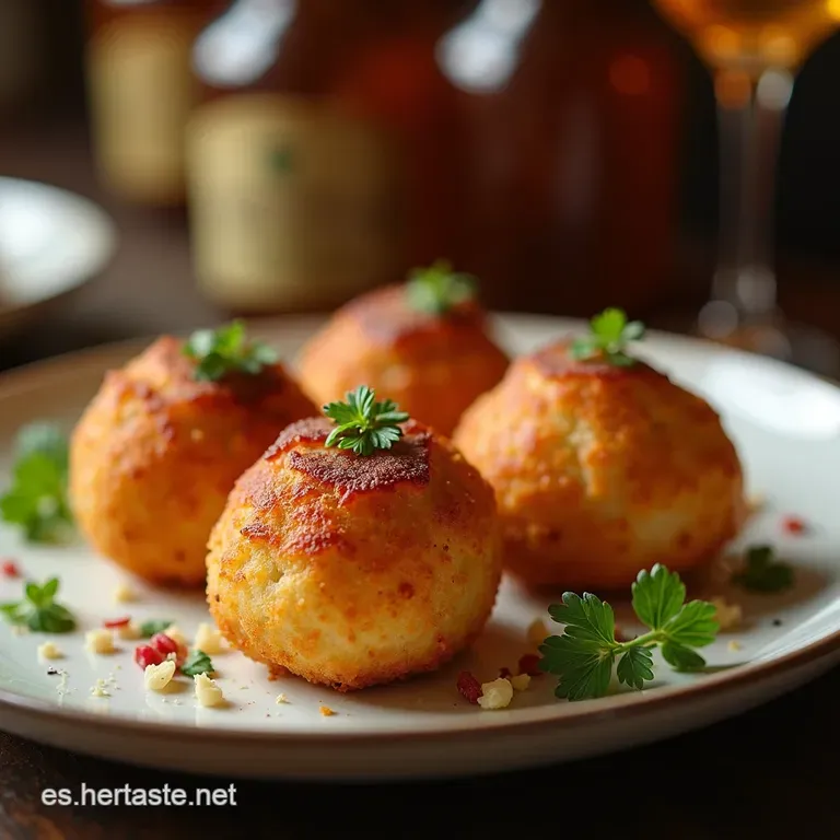 Croquetas Cremosas De Jam&oacute;n Ib&eacute;rico presentation