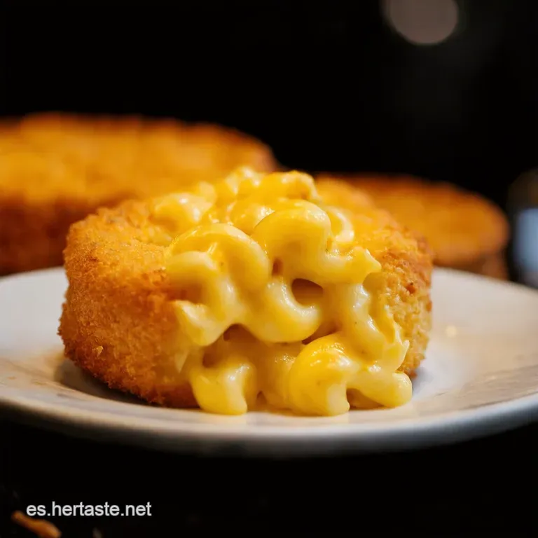 Croquetitas Mac Queso Doraditas presentation