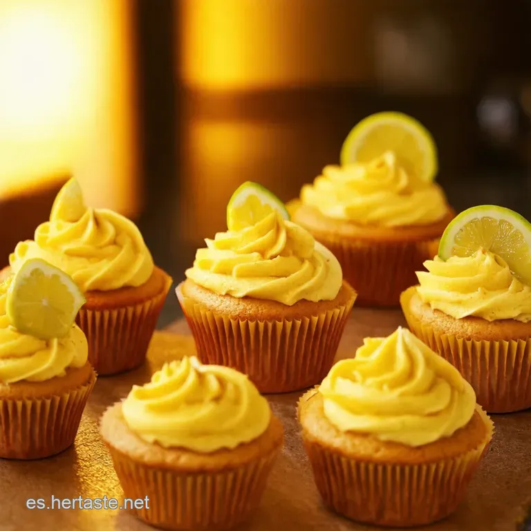 Cupcakes De Margarita Con Un Toque De Lim&oacute;n Y Alegr&iacute;a presentation