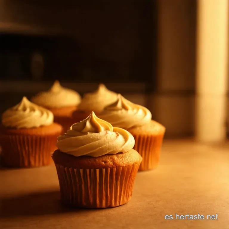 Cupcakes De Vainilla Con Crema De Queso Espectacular presentation