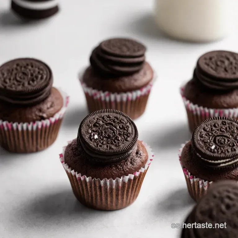 Cupcakes M&aacute;gicos de Oreo