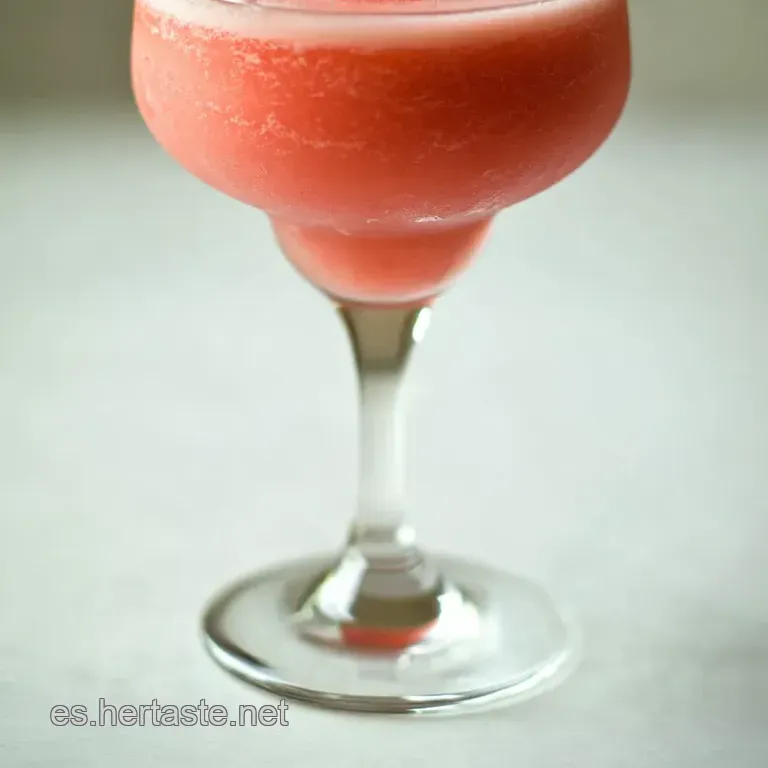 Daiquiri De Fresa A Lo Cubano : El Cl&aacute;sico Refrescante presentation