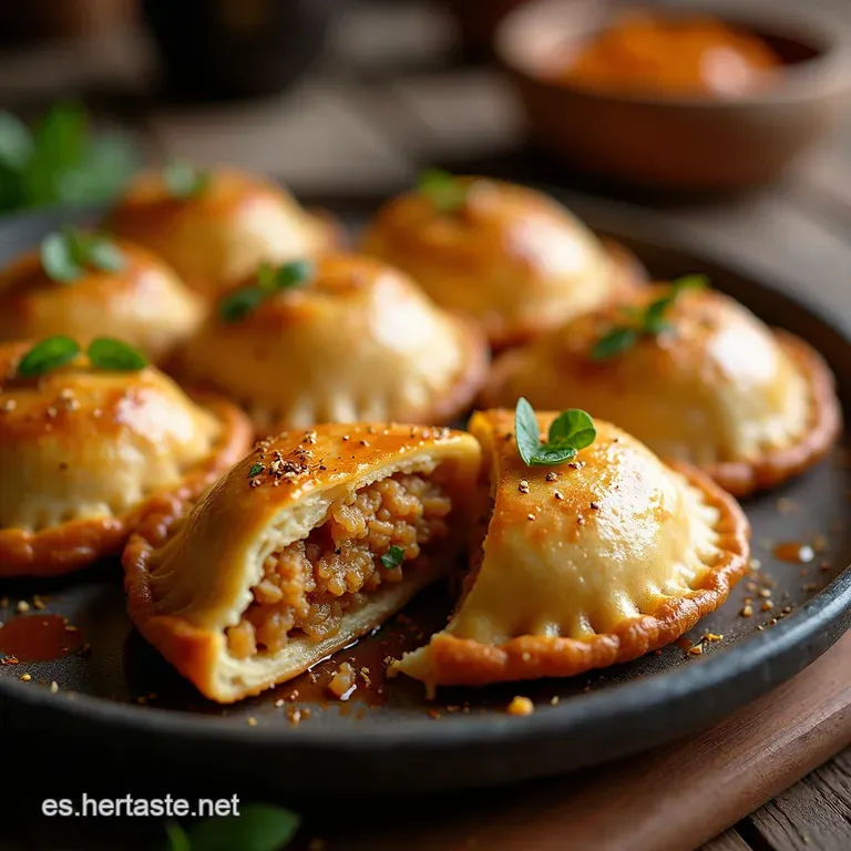 Empanada Gallega De At&uacute;n Con Masa De Hojaldre Casera presentation