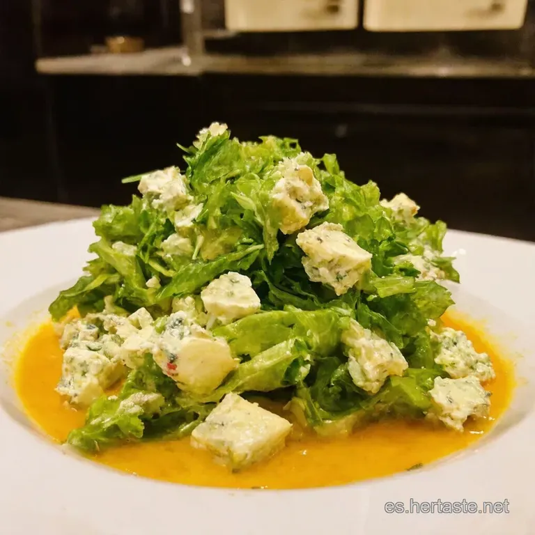 Endivias Cremosas Con Roquefort Y Nuez presentation