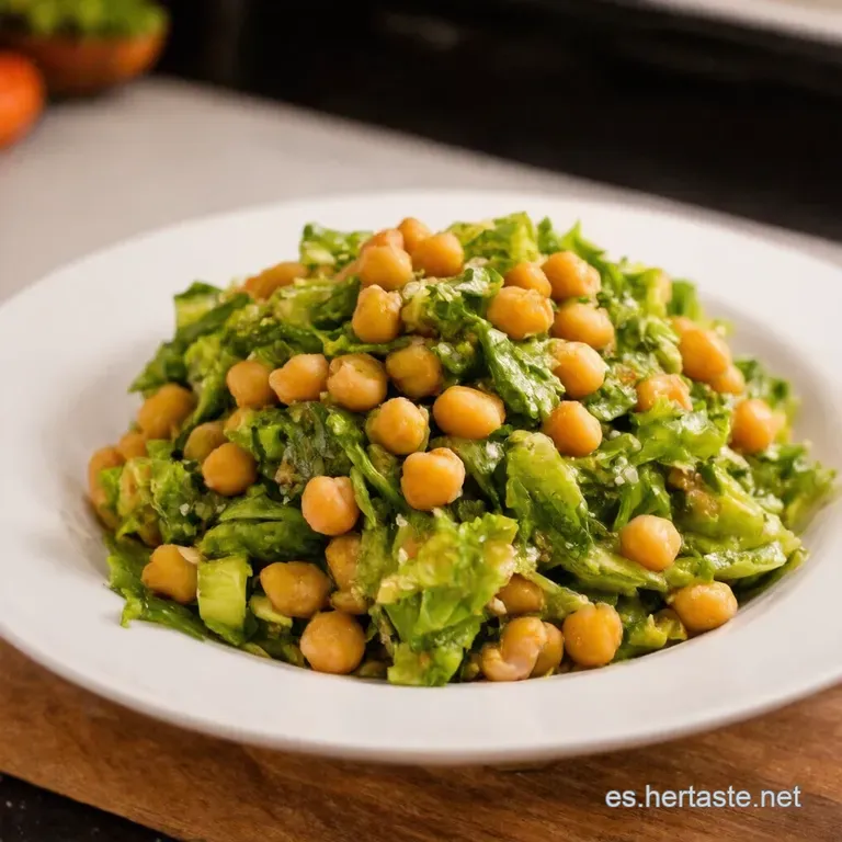 Ensalada Andaluza De Garbanzos Con Toque Personal presentation