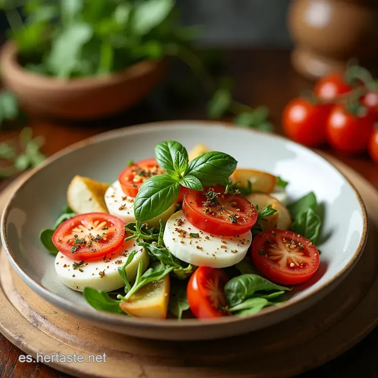 Ensalada Caprese Estilo Moderno 2024