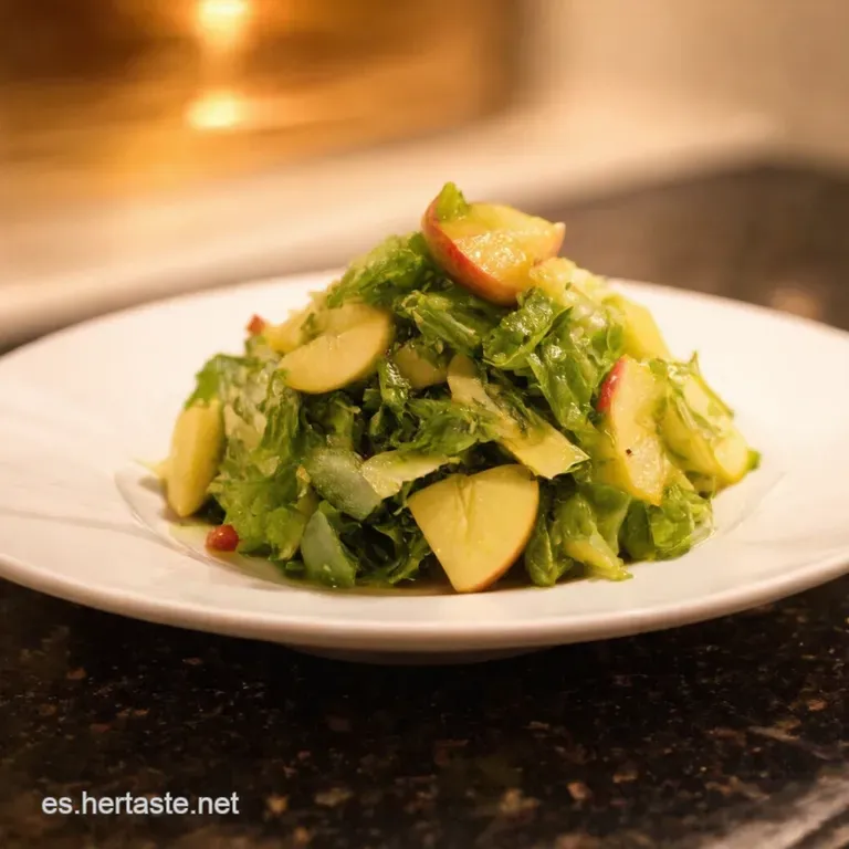 Ensalada Crujiente De Pavo Y Manzana presentation